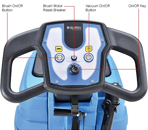 Cleanovativ's Electric Walk-Behind Corded Auto Floor Scrubber, 17" Cleaning Path