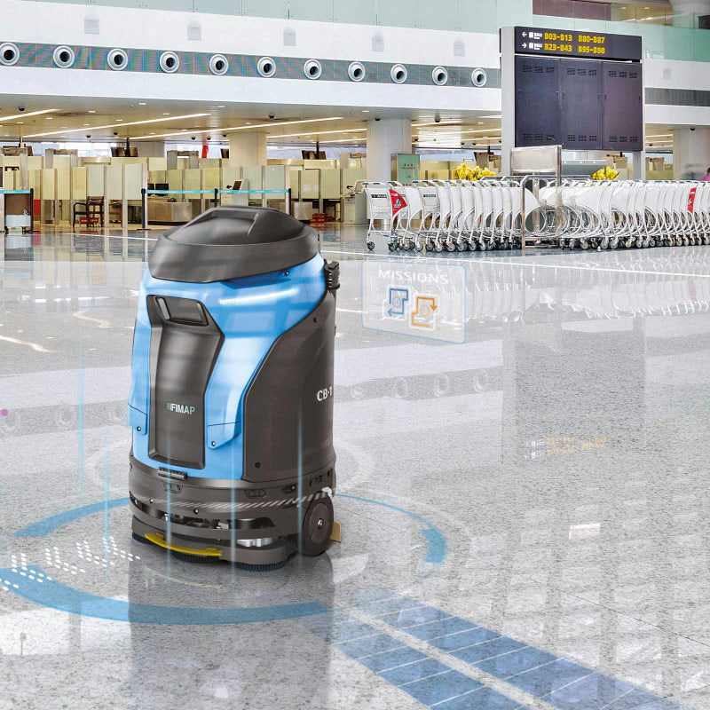 Cleanovativ's KIRA autoscrubber